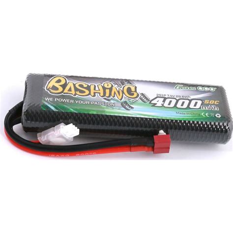 Gens Ace 4000mAh 2S1P 7 4V 50C HardCase Lipo Battery Pack