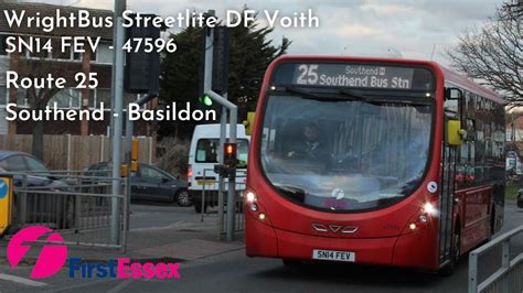 Recent Transfer First Essex Route 25 Wrightbus Streetlite DF SN14