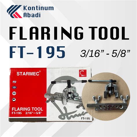 Jual Flaring Tool Set Pipa Ac Ft 195 Starmec Shopee Indonesia