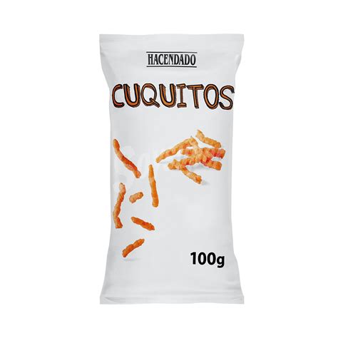 Hacendado Aperitivo Cuquitos Sabor Queso Paquete 100 G