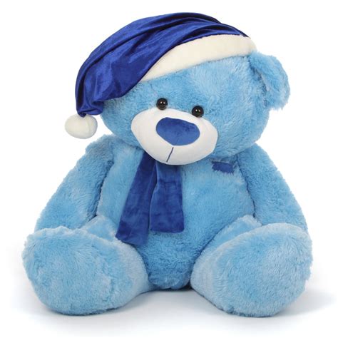 Giant Blue Teddy Bear