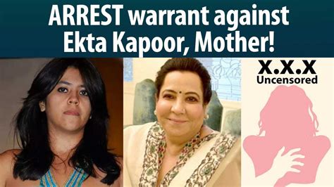 Why Arrest Warrant Was Issued Against Producer Ekta Kapoor Mother