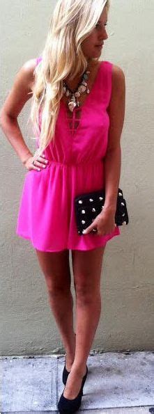 Hot Pink Summer Dress Fashion Streetwear Fashion Women Dress To Impress