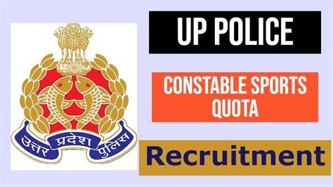 Up Police Constable Sports Quota Recruitment 2023 24 Up Vacancy