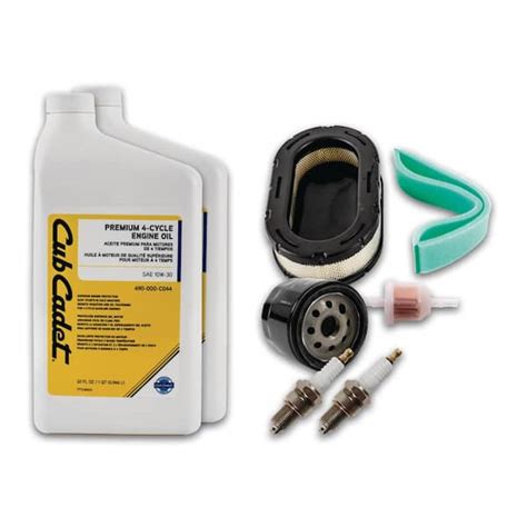 Cub Cadet Engine Maintenance Kit For Lawn Tractors And Rzt Mowers With