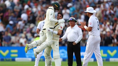 Pat Cummins Nathan Lyons Take Australia Over The Line To Win Opening