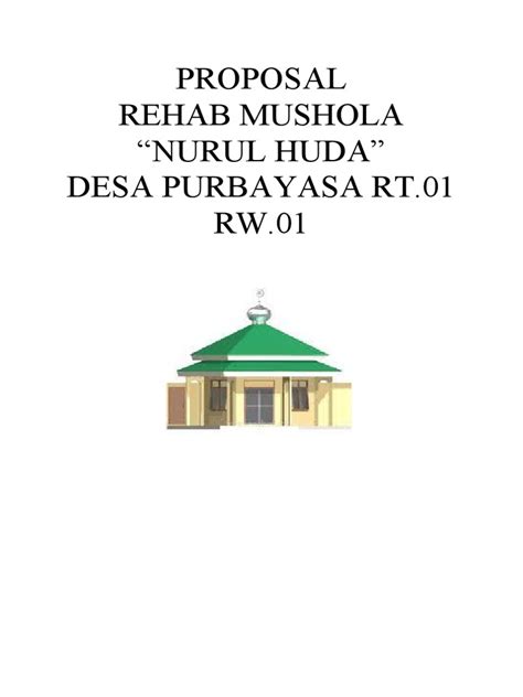 Proposal Rehab Mushola Nurul Huda Purbayasa Pdf