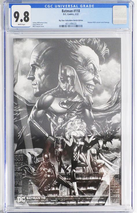 Batman Vol 3 118 Cover O CGC 9 8 Big Time Collectibles Edition Mico