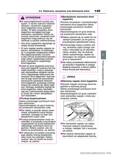 Toyota Yaris Cross Instrukcja Obs Ugi In Polish Pages