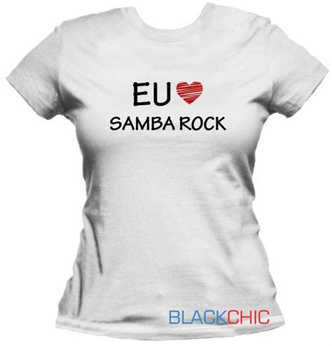 Camisa Camiseta Feminina De Samba Rock Baby Look De Sambista