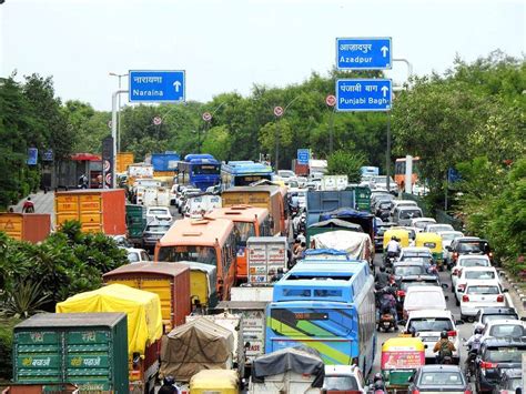 Parts Of Delhi Witness Massive Traffic Jams