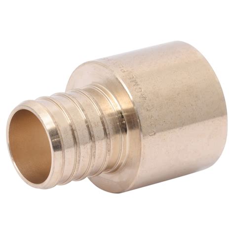 Sharkbite 1 In Pex X 1 In Female Brass Sweat Adapter Uc605lfz At