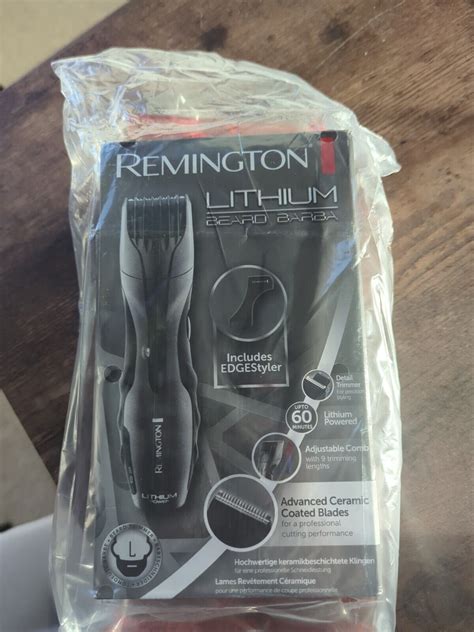 Remington Mb L Lithium Barba Beard Trimmer Black For Sale Online Ebay