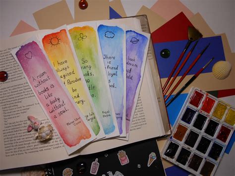 Easy Watercolor Painting Bookmarks at Frank Keith blog