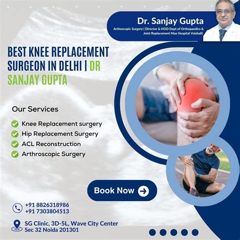 Best Knee Replacement Surgeon In Delhi Ncr Dr Sanjay Gupta By Dr