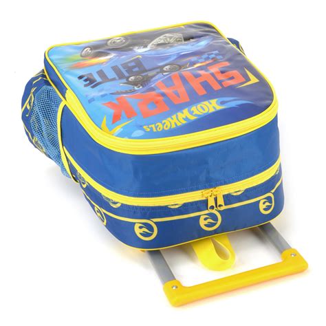 Kit Escolar Mochila Rodinhas Lancheira T Rmica Hot Wheels Lika Bijuterias