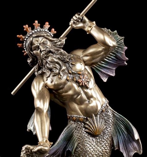 Poseidon Figur Griechischer Gott Des Meeres Veronese Statue Neptun