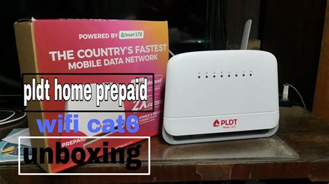 Pldt Home Prepaid Wifi Cat Unboxing Youtube