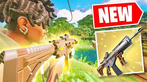 Mk Alpha Rifle First Look And Gameplay In Fortnite Fortnite Wilds Chapter 4 Season 3 Youtube