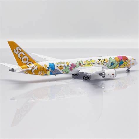 JC WINGS FLYSCOOT SINGAPORE BOEING 787 9 DREAM LINER 9V OJJ POKEMON 1