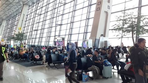 H 5 Lebaran 2024 Bandara Soekarno Hatta Dipadati 170 Ribu Penumpang