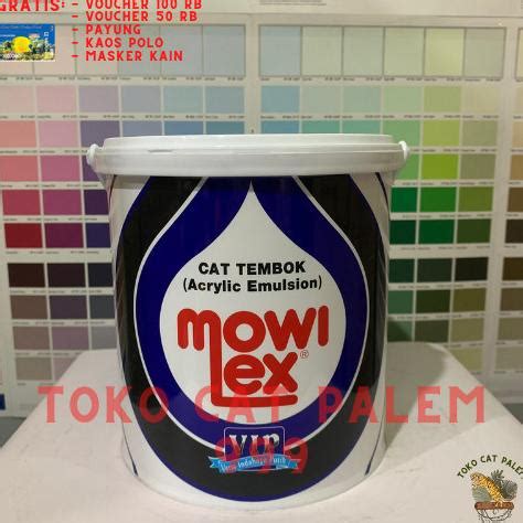 Jual Cat Tembok Mowilex Emulsion Vip Warna Putih Prima E Lt