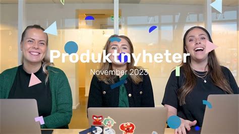 Produktnyheter fra Tripletex – november 2023 - YouTube