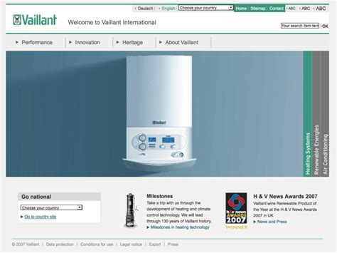 Vaillant Mit Neuem Internationalen Auftritt Design Tagebuch