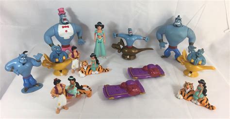 Vintage Disney Aladdin Figures 1990’s Mixed Toy Cake Topper Lot ...