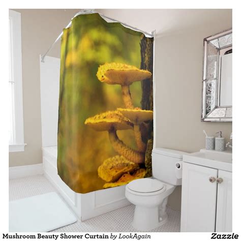 Mushroom Beauty Shower Curtain Zazzle