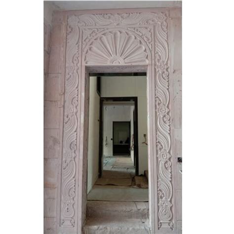 Pink Sandstone Gate At Rs 75000 Piece Sandstone Entrance Gate In