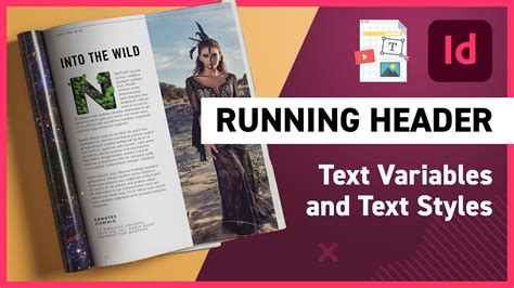 How To Create A Running Header In Indesign Youtube