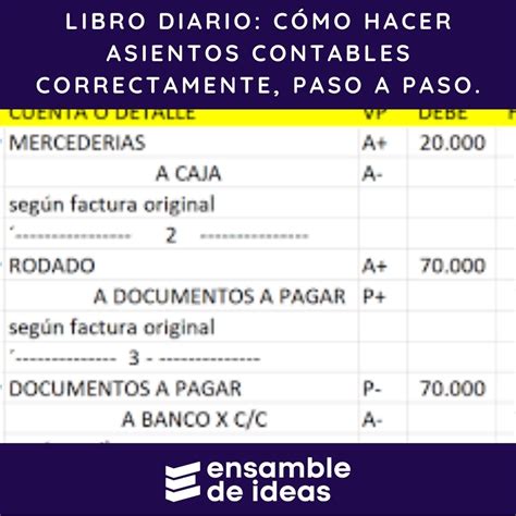 Libro Diario C Mo Hacer Asientos Contables Correctamente Paso A Paso