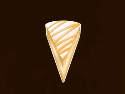 V Is For Vanilla Slice Of Heaven By Elena Greta Apostol On Dribbble