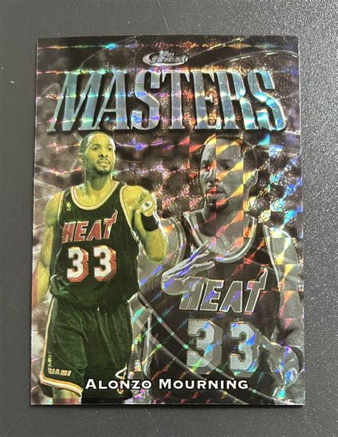 Yahoo Topps Finest Nba Alonzo Mourning Heat