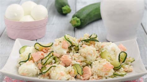 Salade De Riz Aux Courgettes Et Au Saumon Fum Une Salade D T Tr S