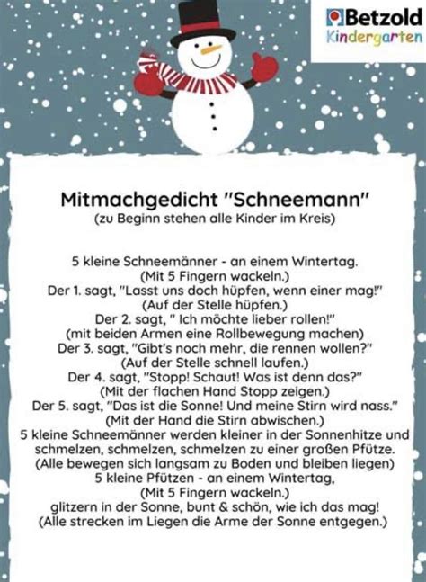 Pin von ina mimini auf Deutsch Wintergedichte für kinder