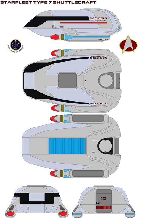 Type 7 shuttlecraft by bagera3005 on DeviantArt