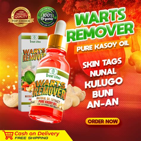 Pantanggal Kulogo Buni Warts Alipunga Warts Remover Pure Kasoy