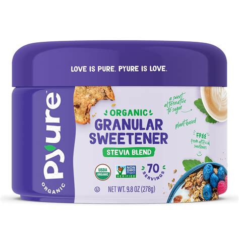 Pyure Organic Stevia Blend Granular All Purpose Sweetener 9 8 Oz