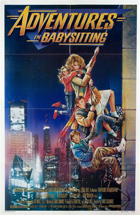 Adventures in Babysitting Original 1987 U.S. One Sheet Movie Poster ...