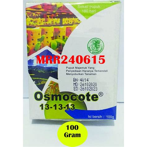 Jual Pupuk Dekastar Osmocote Npk Seimbang Kemasan Gram