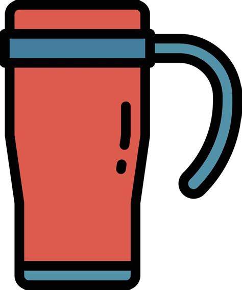 Travel Mug Hot Cold Beverage Filled Outline Icon Vector Art At Vecteezy