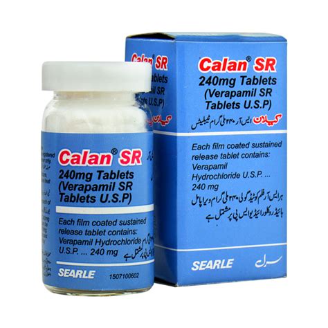 CALAN 240 SR TAB Pack Size X 10 Khalid Pharmacy Online Pharmacy