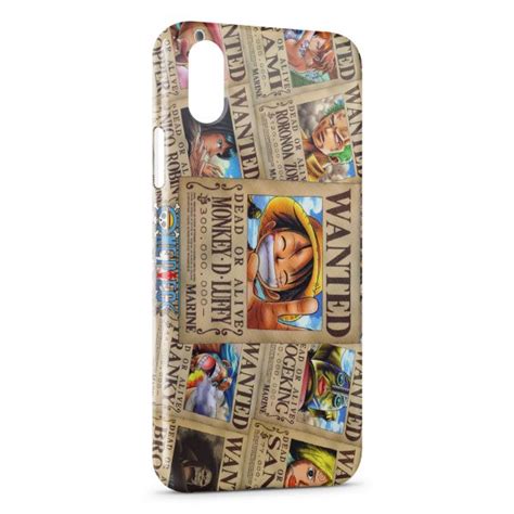 Coque IPhone XS Max One Piece Wanted Pixypia