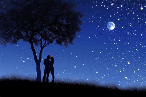 Premium Photo Cosmic Connection Couple