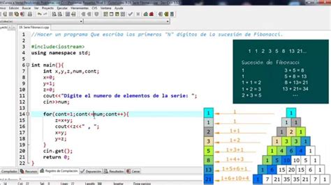 Programacio N En C Y C Serie Fibonacci Youtube