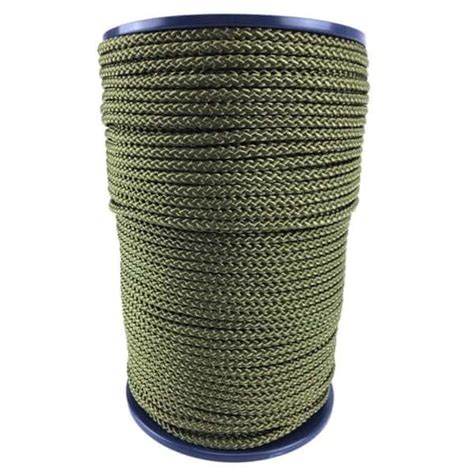 Mm Olive Braided Polypropylene Bondage Rope Metre Reel