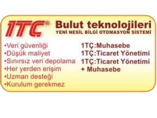 Tc Sirketi Bulut Bilisim Web Muhasebe Ppt