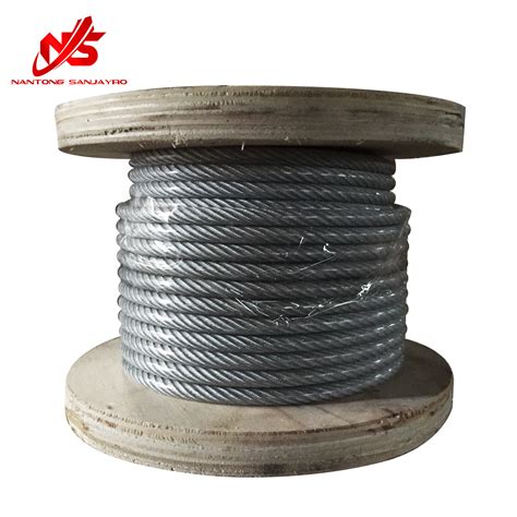 China Steel Wire Rope Galvanized Aircraft Rope 7x7 Customized Packing For Plane China Wire